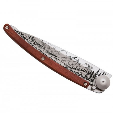 Tattoo Folding Knife 37g Mountains