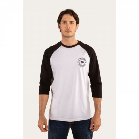 Mens Baseball Raglan Long Sleeve T-Shirt