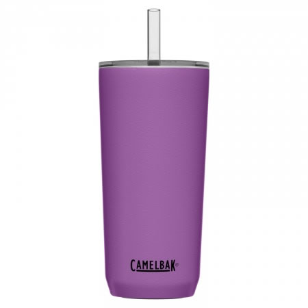 Stainless Steel Tumbler with Straw .6L
