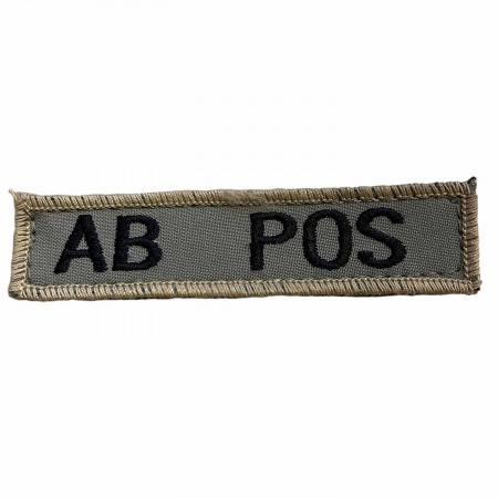 Blood Type Patch AB+ Tan