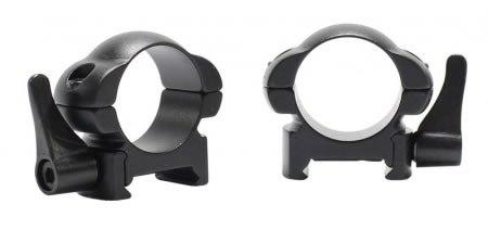 1 Scope Rings Low Weaver Style Steel Quick Detachable