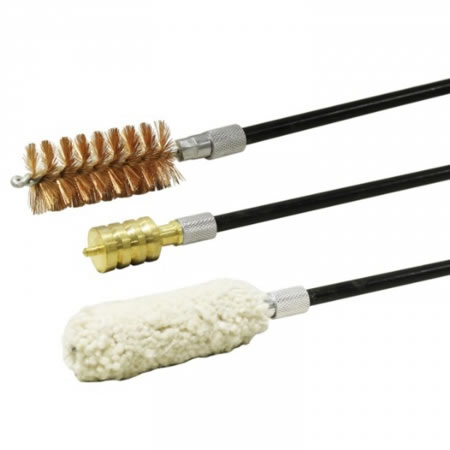 3pc Brush Set Bronze Brush Mop & Brass Jag - Shotgun