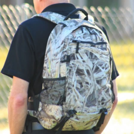 Stalker Backpack with Back Support - Koorangie Camo Fleece