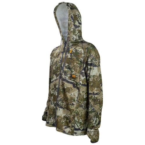 Gridfleece Mens Hoodie Biarri Camo