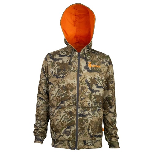 Go Core Zip Through Mens Hoodie - Biarri Camo 