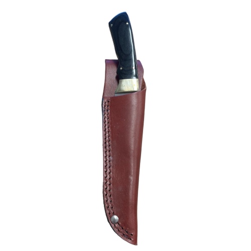 Guthook Hunting Knife with Leather Sheath