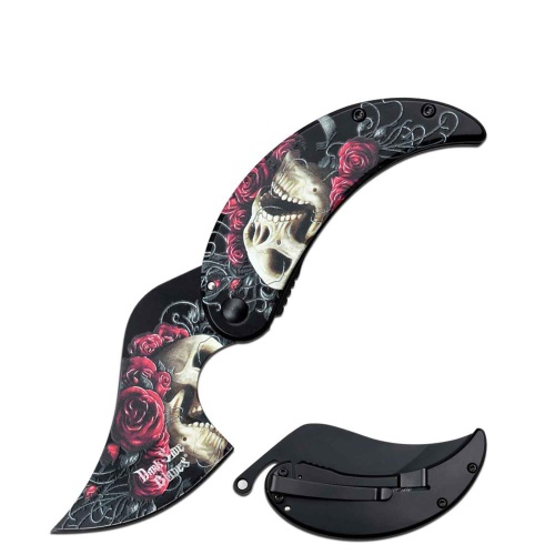 Skull Folder Knives