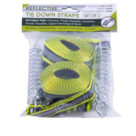 Reflective Tie Down Strap Kit