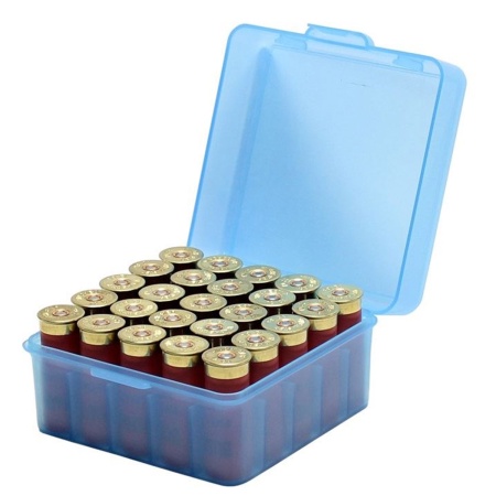 Plastic Shotgun Ammo Box 25 Rounds