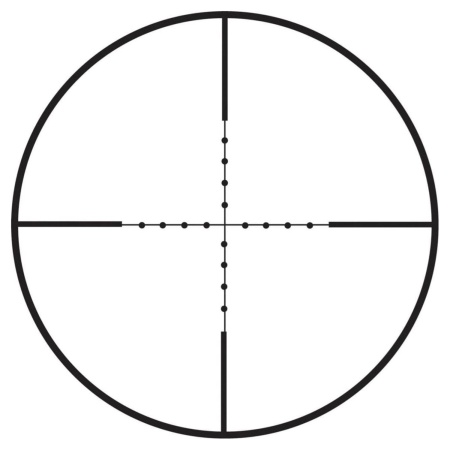 White Carbon 2-7x32 Mil Dot Rifle Scope