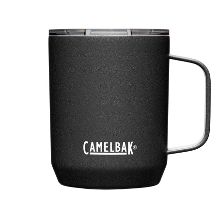 Insulated Stainless Steel Camp Mug 350ml - Black