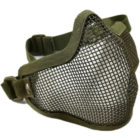 Tactical Half Face Mask Steel Mesh