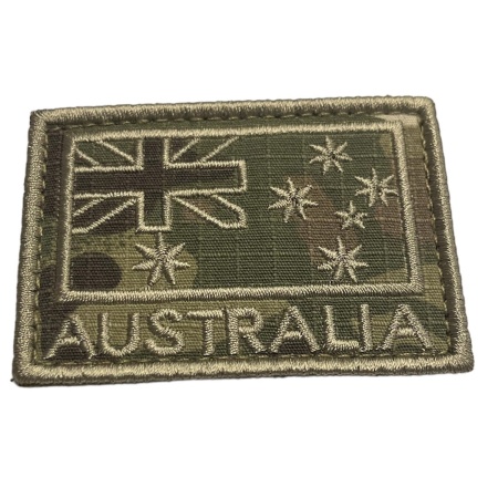 Australian Fabric Flag Patch Multicam