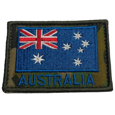 Australia Flag Shoulder Patch AMC Camo