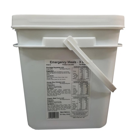 3 Day 1 Person Emergency Food Bucket
