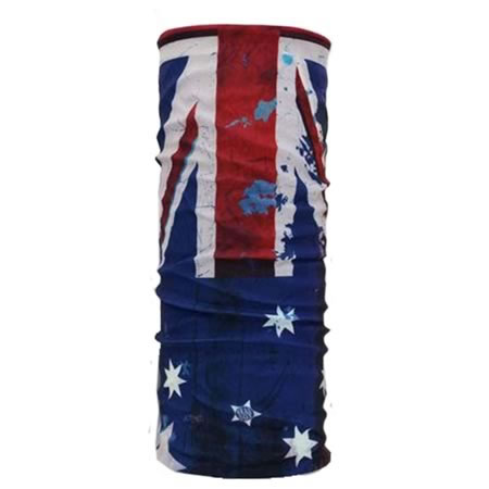 Flexible Tube Australian Flag Distressed 