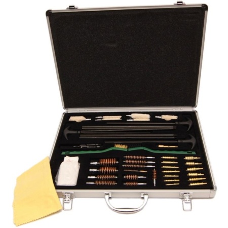  Pro-Tactical Universal Cleaning Kit .17cal - 12ga 52pc Alloy Case
