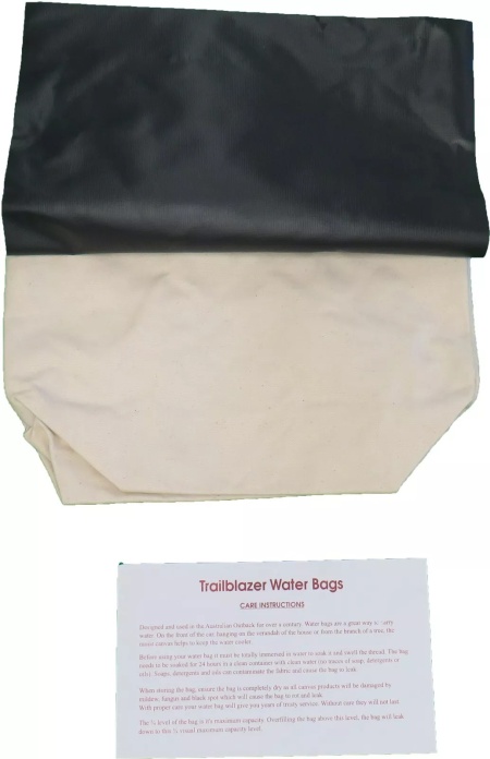 Canvas Water Carrier Bag 34cm with PVC backing