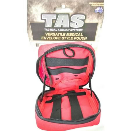 TAS 5286 Medical Pouch Envelope Style Molle Removable Cross Patch 900D EMT