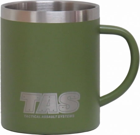 Stainless Steel Double Wall Mug - Olive 