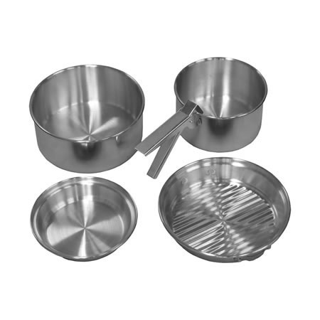 Aluminium Camping Cook Set 5pc