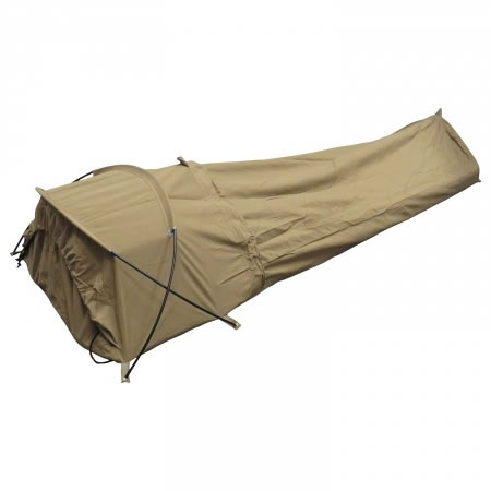 Bivvy with Alloy Poles - Khaki