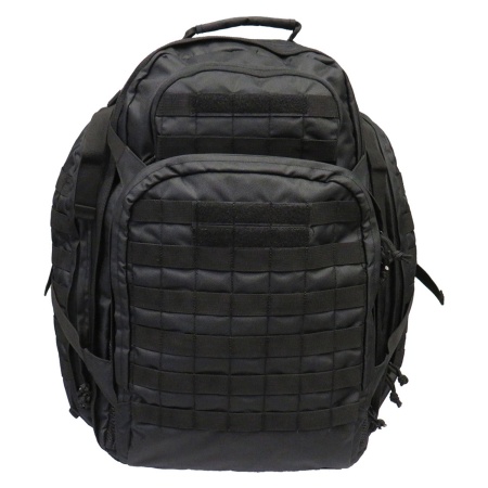 FRONT POCKET WITH FULL MOLLE  WEBBING BLACK 