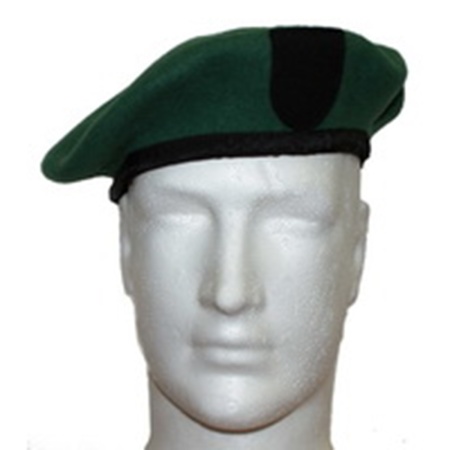 Military Beret Commando Green Front