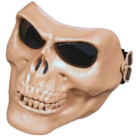 3/4 Ghost Skull Mask