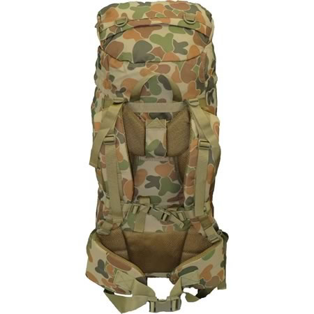 TAS 1301 Auscam DPCU 60L Military Backpack Molle 900D Padded Ladder Harness