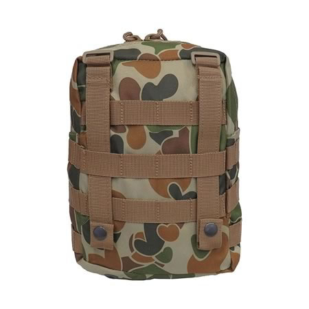 TAS 3374 Auscam Multi Use Pouch Molle 900D 23X17X9CM Holds 2L SA Canteen