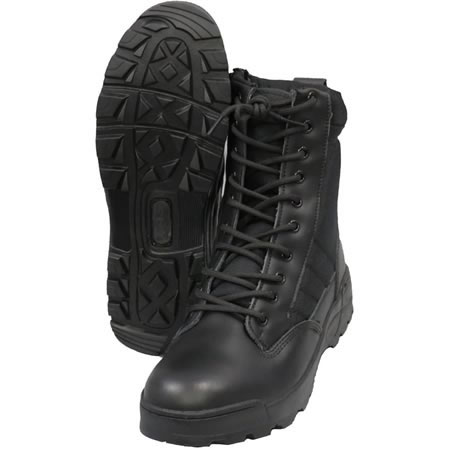 Sentry Entry Level Security Black Boot Side Zip | TAS