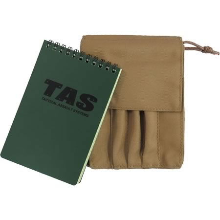 TAS Military Notebook Cover + 50page Waterproof Notebook