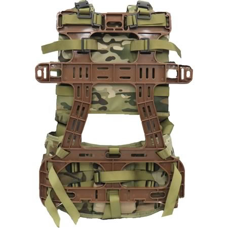 TAS Alice Composite Frame with Yoke Harness and Deluxe Hip Belt Multicam Combo